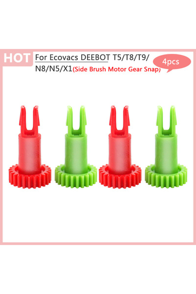 Choice 4pcs Replacements T5 T8 T9 Side Brush Motor Snap Gear Home Accessories For Ecovacs DEEBOT N8 N5 X1 S