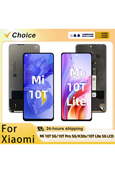 Choice شاشة Mi 10T Lite بدون إطار 6.67 بوصة، متوافقة مع Mi 10T 5G LCD وMi 10T...