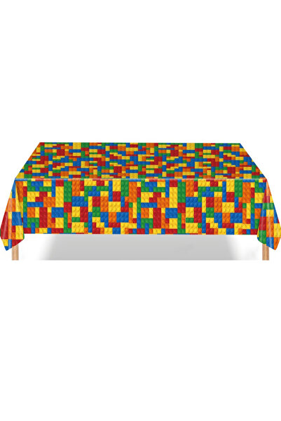 Choice tablecloth 1PCS Style-B 137*274cm Building Block Tablecloth Building B...