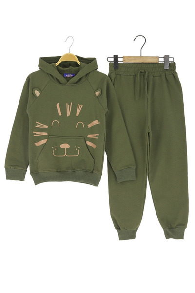 CRASSİ Αθλητικό κοστούμι για αγόρια με τύπωμα Χειμώνας επένδυση fleece