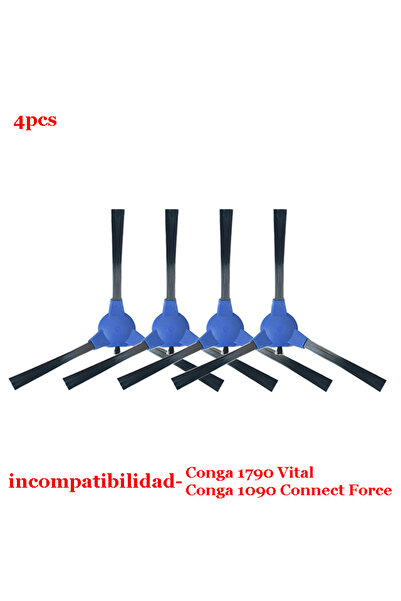 Choice 4 قطع ملحقات لقطع غيار المكنسة الكهربائية الروبوتية Cecotec Conga 1090...