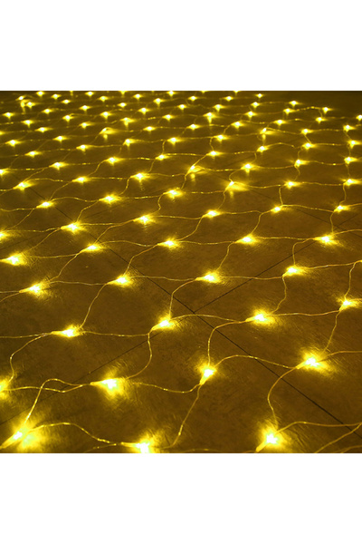 Choice 3 متر × 2 متر 192 مصباح ليد بمقبس أوروبي 220 فولت إضاءة دافئة مصابيح خ...