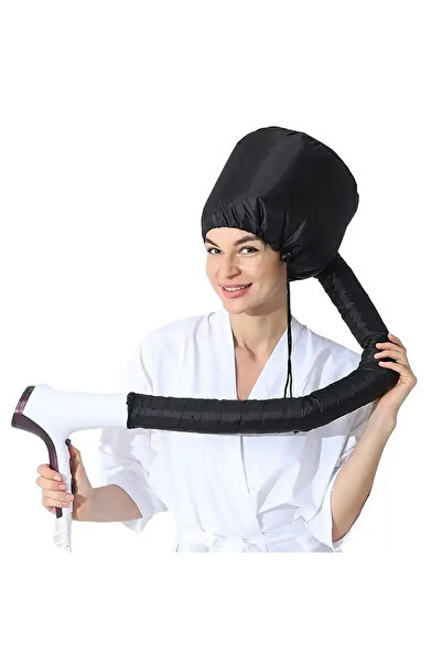 Choice1 غطاء مجفف شعر ناعم محمول 1/2 قطعة أسود، غطاء مجفف شعر جاف، عديم الرائ...