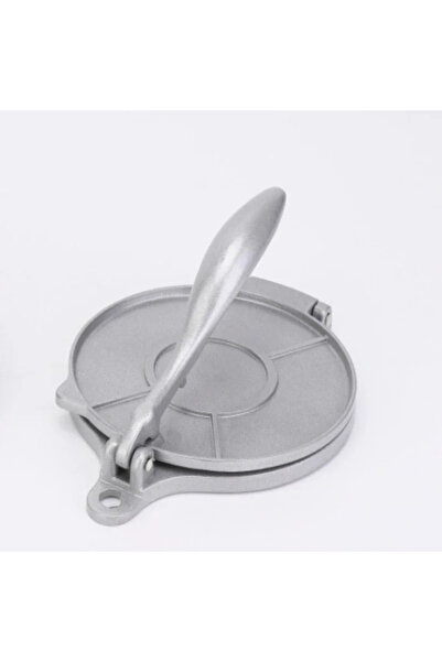 Choice مكبس فطائر فضي مقاس 16 سم 16/20 سم مصنوع من سبائك الألومنيوم، يدوي لصنع فطيرة البيتزا، مكبس عجين التورتيلا