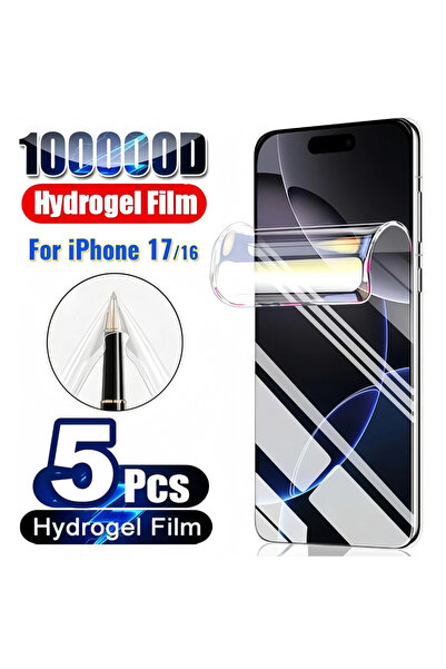 Choice26 5 قطع من فيلم هيدروجيل لحماية شاشة آيفون 16 برو من NNBILI، 5 قطع من ...