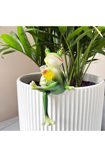 Choice Sz-Ylbqw-8277 تمثال ضفدع من الراتينج قطعة واحدة، إكسسوارات بونساي، ديكور حيواني، مناسب للحديقة، والمنزل