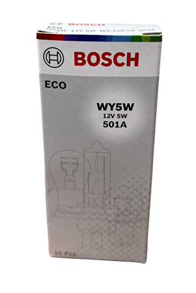 Bosch Turuncu Dipsiz T10 Park Plaka Ampulü 12v 5W 10 Adet Fiyatı (1987 302 820)