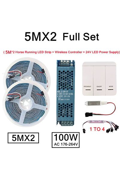 Choice شريط إضاءة LED أبيض بارد - 6000 كلفن 5 أمتار مجموعة C 5 أمتار 10 أمتار...