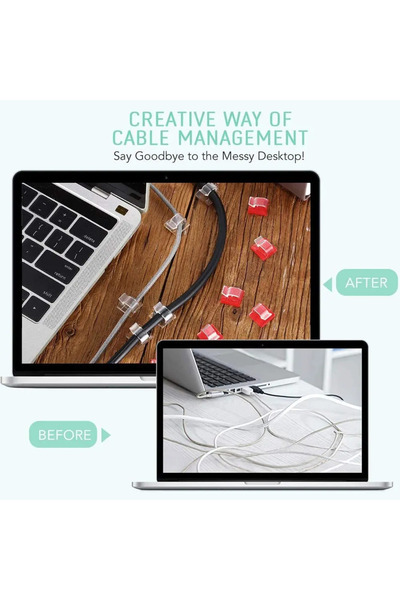 Choice 50PCS-Black Cable Clips Adhesive Cable Organizer Sticky Wire Clip Cord Organizer Wires Management Ho