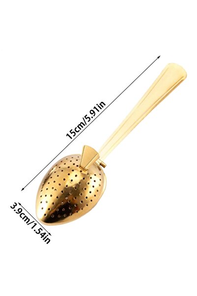 Choice1 أدوات تصفية الشاي المصنوعة من الفولاذ المقاوم للصدأ الذهبي حقيبة الشا...