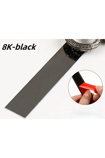 Choice width 2cm Black 500cm Stainless Steel Flat Decorative Lines self adhes...