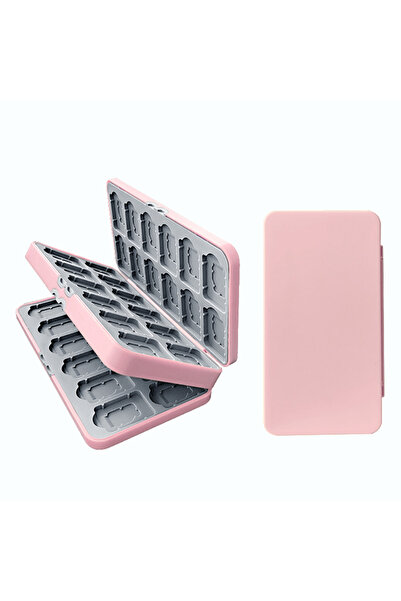 Choice Pink Game cartridge holder storage box, featuring 48 game slots and 48...