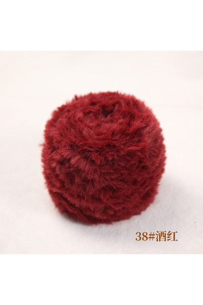 Choice 38-1 قطعة 50 جرام/لفة غزل فرو صناعي من صوف المنك للحياكة اليدوية خيط سترة كروشيه ملابس أطفال S