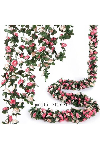 Choice 1 قطعة من زهور الورد الاصطناعي الوردية 250 سم لتزيين غرفة المنزل في قو...