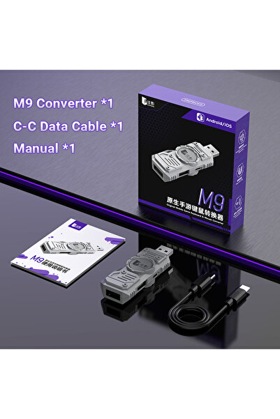 Choice AS Show Gamwing M9 Gaming Keyboard and Mouse Converter Adapter For And...