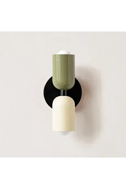 Choice No light bulb Black White Green Colorful bedside wall lamp Nordic living room corridor Wall light Ch