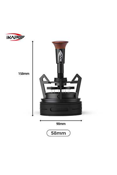 Choice 58MM IKAPE V3 Espresso Rotary WDT، محرك قهوة مع قمع الجرعات وحامل، محر...