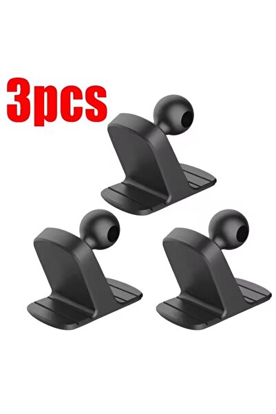 Choice 3 قطع حامل هاتف محمول للسيارة قاعدة 17 مم رأس كروي قاعدة تثبيت لوحة القيادة كوب شفط دعامة مضادة للانزلاق