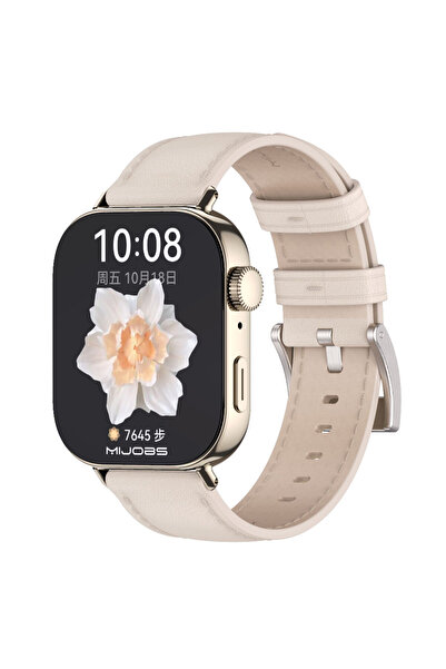 Choice For Huawei Fit 3 Beige Light Gold Leather Strap for Watch Fit 4 Pro 4 3 Soft Wristband for Fit 4 P