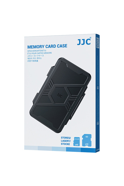 Choice black Large Capacity 60 Slots Memory Card Case for 20 SD and 40 TF Mic...