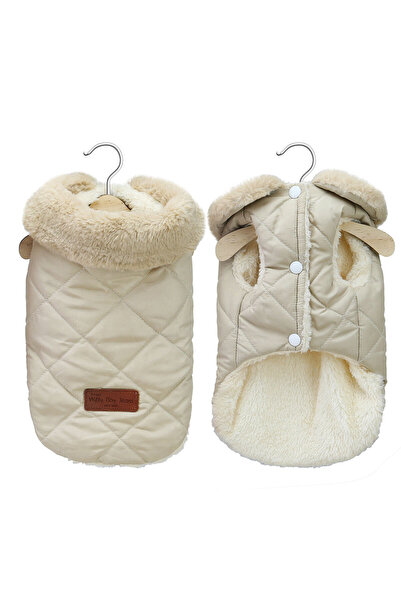 Choice ملابس الحيوانات الأليفة الناعمة والدافئة باللون البيج مقاس XL، 3 ألوان...