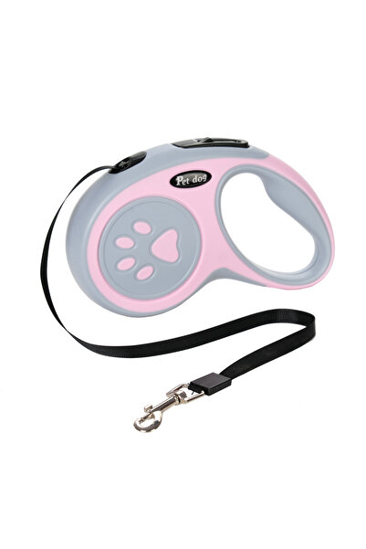 Choice 5 Metre Pink 3M/5Metre Dog Leash Walking Automatic Pet Collar ABS Case Nylon Rope Dog Harness Dog fo