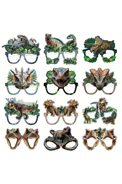 Choice 24 قطعة من نظارات الديناصورات للأطفال 12/24 قطعة من نظارات الديناصورات...