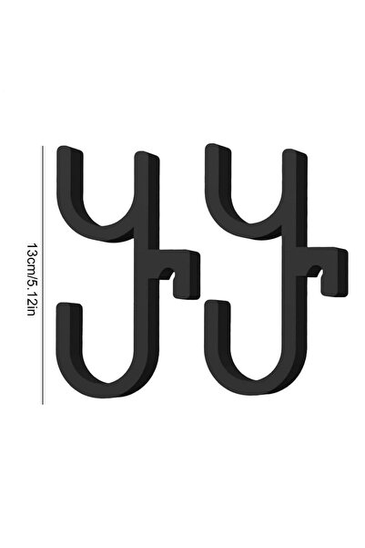 Choice خطافان أسودان لتعليق المظلات في السيارة، مناسبان لسيارات الدفع الرباعي...