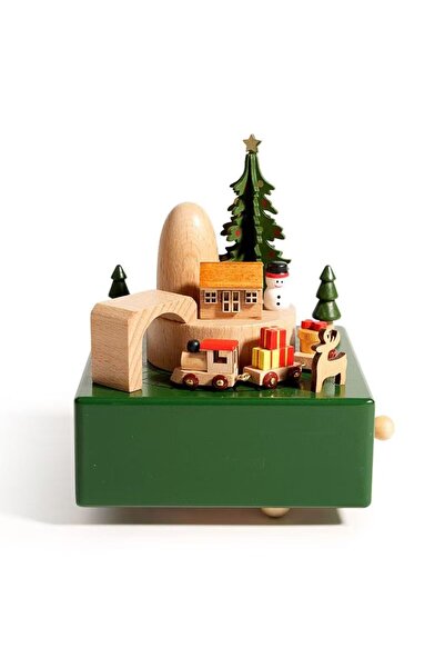 Choice عرض ترويجي رقم 7! صندوق موسيقى خشبي على شكل قطة، بآلية دوارة، موسيقى ل...