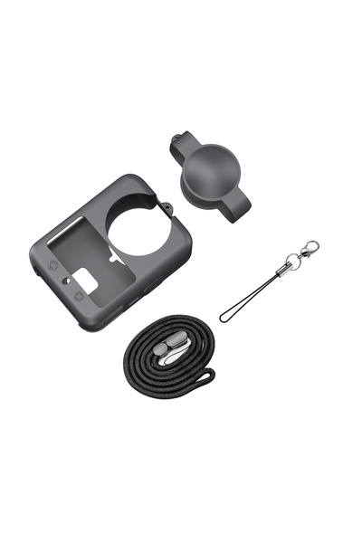 Choice For DJI OSMO 360 black color Silicone Protective Case for DJI OSMO 360 Camera Lens Cap Anti-Fall Dus