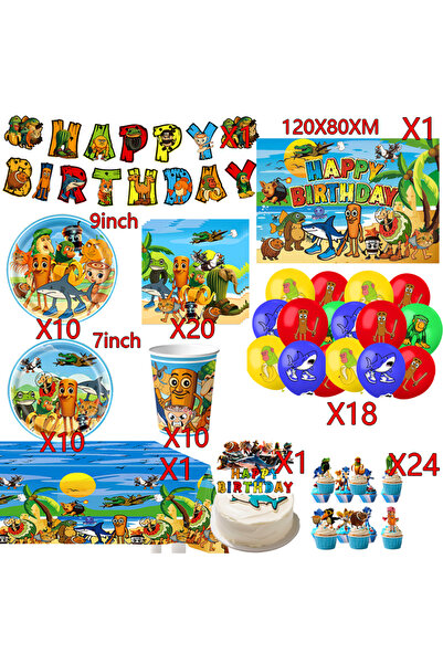 Choice زينة حفلات أعياد الميلاد الإيطالية الجديدة من 96 قطعة، أدوات مائدة ذات طابع تونغ تونغ ساهور ترالالو