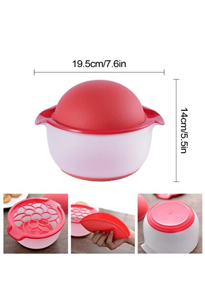 Choice آلة تقشير الرمان المصنوعة من السيليكون باللون الأحمر، قطعة واحدة، مقشر...