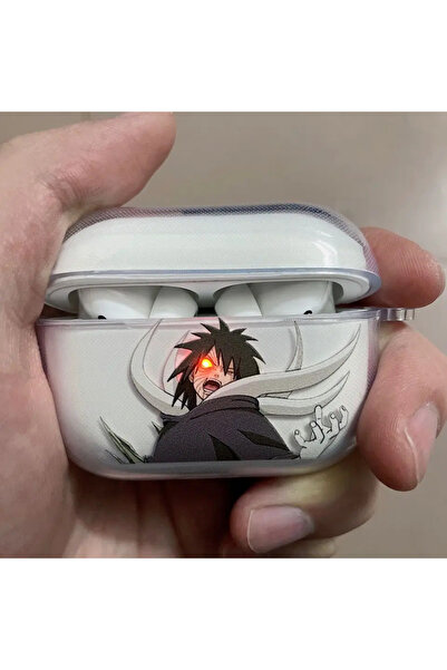 Miniso black Naruto Headset Case For Airpods 1 2 3Pro Case Anime Uchiha Obito...