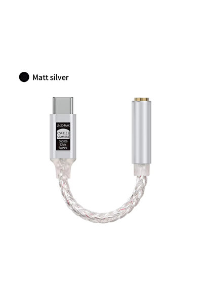 Choice JM20 MAX JCALLY JM20/JM20 PRO/JM20 MAX محول سماعة رأس لنظامي التشغيل Android وWindows وMacOS وموصل صوت رقمي مقاس 3.5 مم