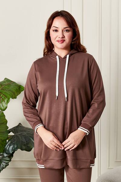 Ferace Women's Plus Size Ribbed Set