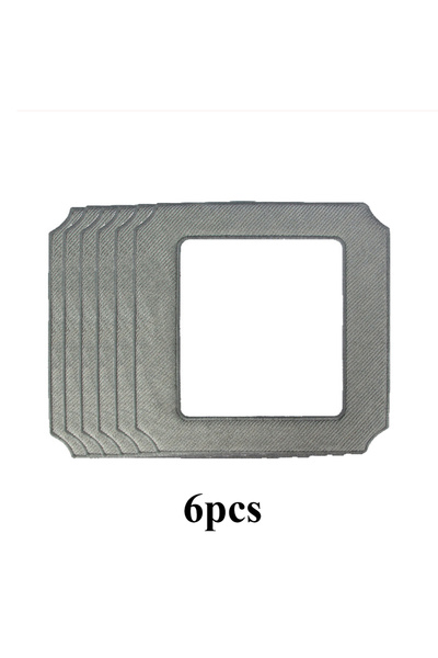 Choice 6 pcs 24x24cm Microfiber Moping Cloth for Windobot S6 Ultra Window Cleaner Robot,Washable Thick Glas