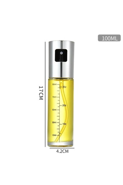 Choice6 silver 1pcs 1-4Pcs Vinegar Oil Cruet Oiler Press-type Oil Bottle Thin...