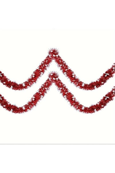 Choice 4 أمتار (2 متر × 2 قطعة) 4 أمتار / 8 أمتار زينة شجرة عيد الميلاد على ش...