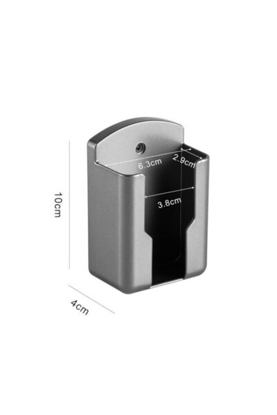 Choice حامل جهاز التحكم عن بعد العالمي الجديد باللون الأسود لا يتطلب ثقبًا لاصقًا رف مكيف الهواء