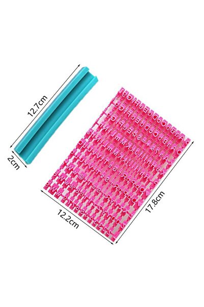 Choice SI220502R مجموعة واحدة من طوابع فن السيراميك ذات الحروف الأبجدية الرقمية المصنوعة من طين البوليمر وقوالب النقش DI