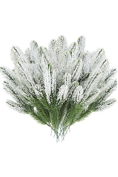 Choice 5 قطع من إبر الصنوبر 20/26 سم زينة عيد الميلاد فروع إبر الصنوبر الاصطن...