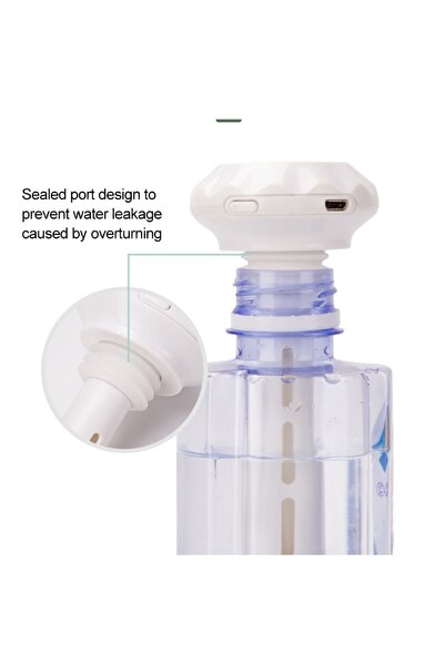 Choice WHITE Portable Cool Car USB Humidifier with Container Humidifier with Adjustable Length Quiet for Ho