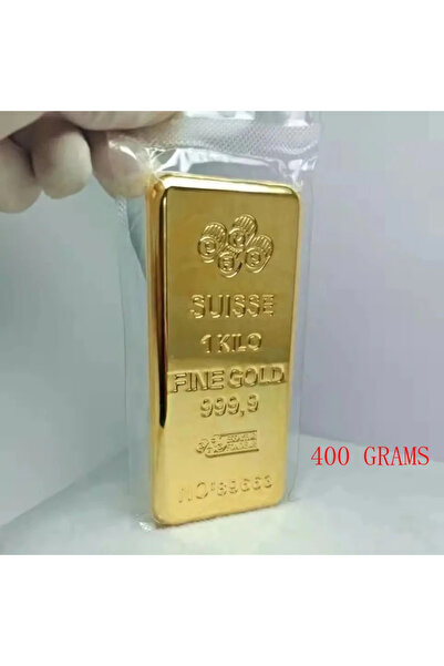 Choice سبيكة ذهب سويسرية أصلية 1:1، مقاس 11.3×5 سم، مطلية بالذهب عيار 24، 1 كيلوجرام/1000 جرام/1 كجم، سبائك ذهبية