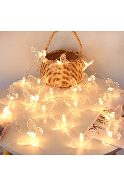 Choice B01 (2) 1.5M 10LED Butterfly Lights String Battery Outdoor Fairy Night...