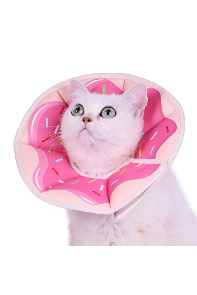 Choice M Pink طوق إليزابيثي جديد، غطاء واقي للحيوانات الأليفة أنيق وعالي الجو...