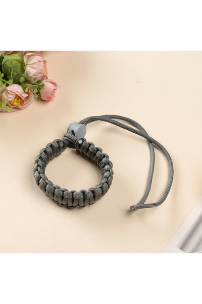 Choice Gray Adjustable Dog Leash Hands Free Leash Outdoor Nylon Bracelet Stro...