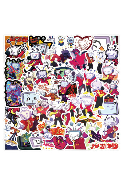 Choice 100Pcs 55Pcs Fun Game Deltarune Tenna Stickers Tenna Decals For Phone Notebook Suitcase Skateboard G