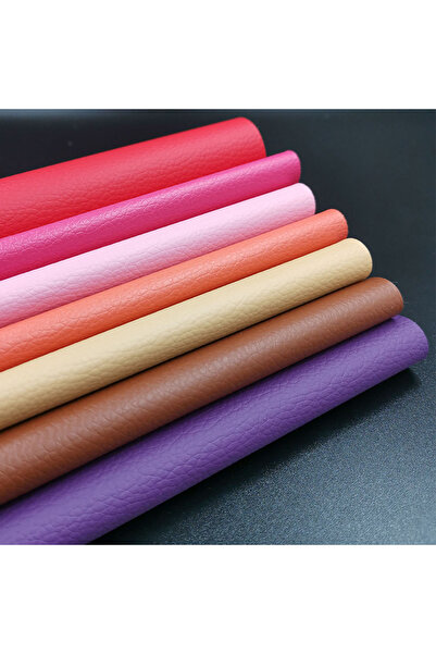 Choice سلسلة حمراء 7 قطع بالجملة من جلد الليتشي الصناعي من الجلد الصناعي من ق...