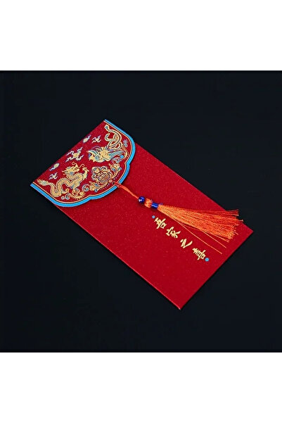 Choice 3 قطع B 3 قطع/مجموعة مظروف أحمر صيني تقليدي للزفاف مع شرابة حزم نقود محظوظة نعمة Re