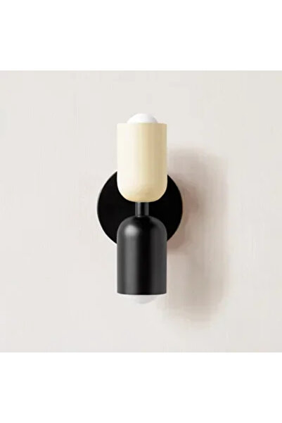 Choice No light bulb Black White Colorful bedside wall lamp Nordic living room corridor Wall light Children